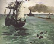 Edouard Manet Les marsouins,marins (mk40) oil on canvas